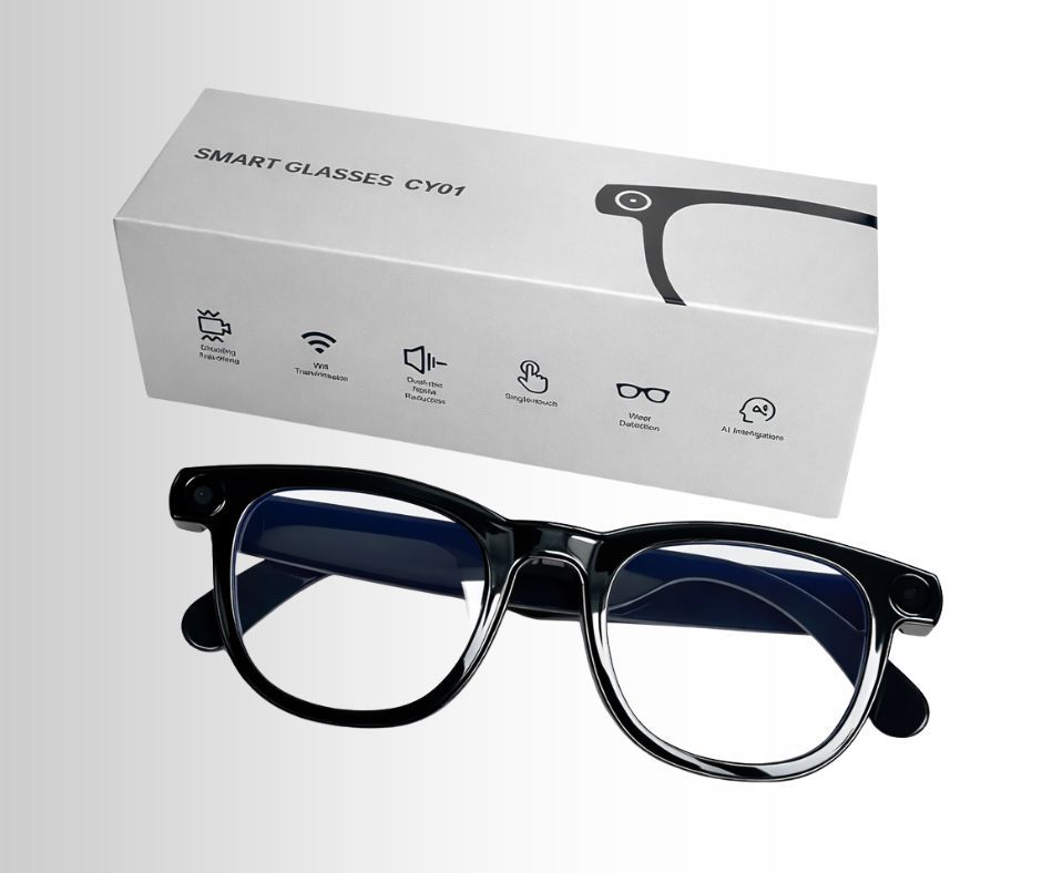 AI Camera Glasses CY01 - 1080p Recording / UV400